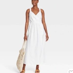 Womens cross back tank dress universal thread  Sz Small